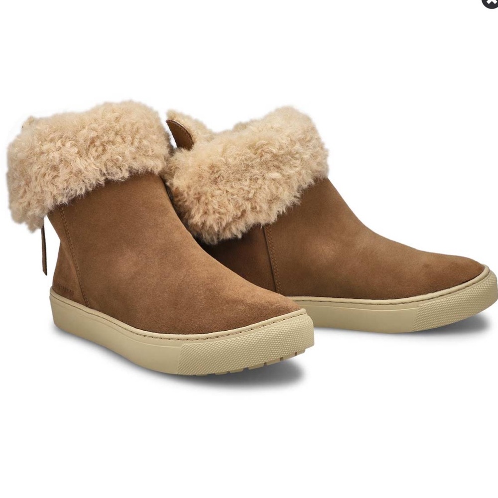 Cougar Brown Fur-Lined Winter Boots -